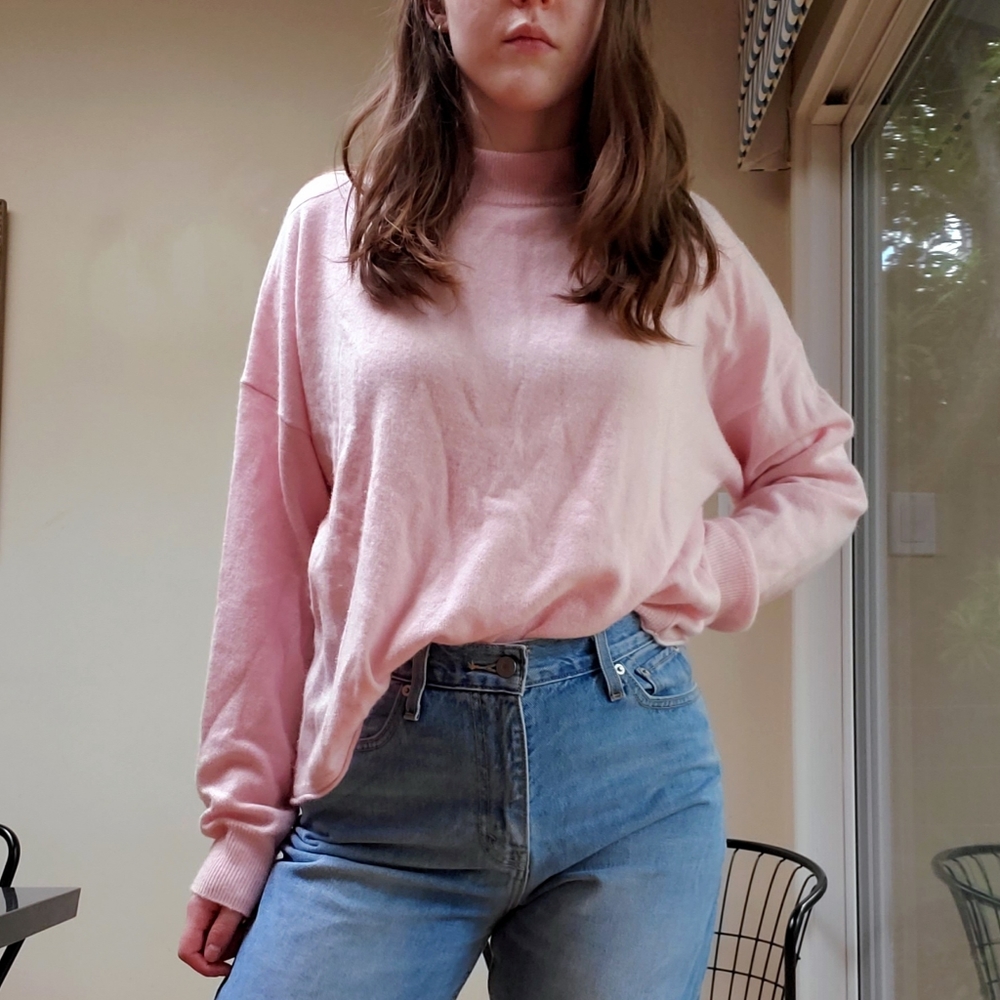 Baby Pink Cashmere Sweater